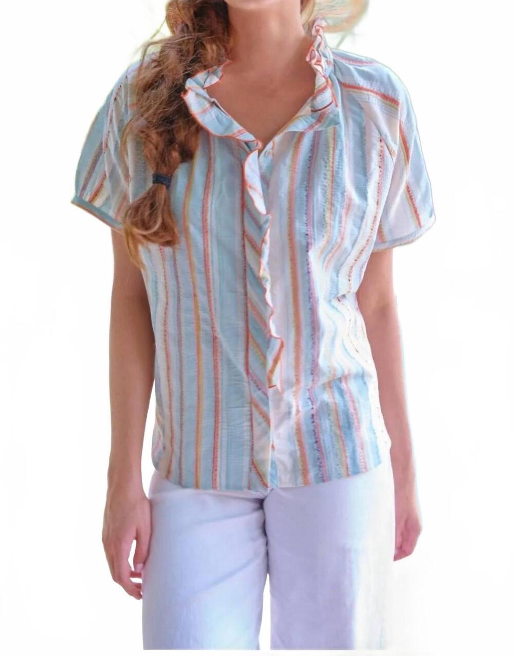 NEW FINLEY frankie top in green